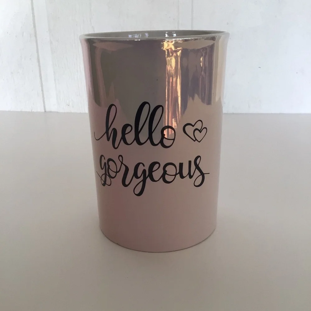 HELLO GORGEOUS MAKEUP BRUSH HOLDER NWT